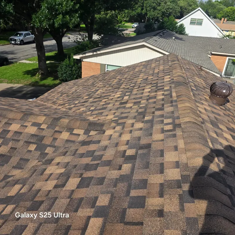Close view of weathered shingles due for replacement